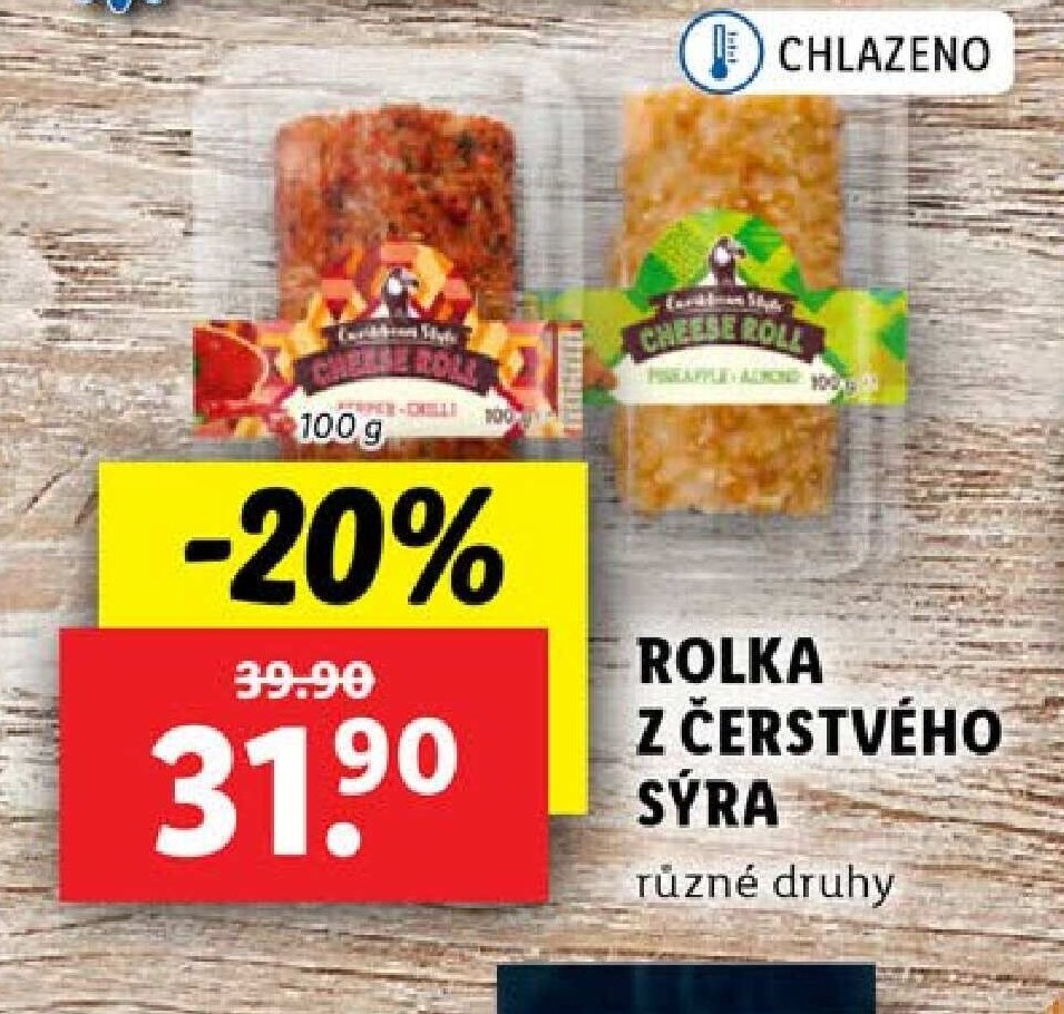 Rolka z čerstvého sýra