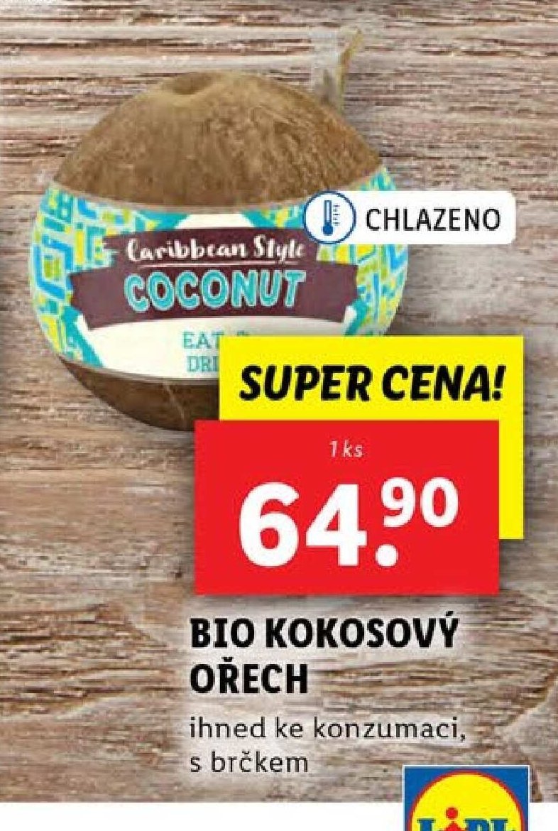 Bio kokosový ořech