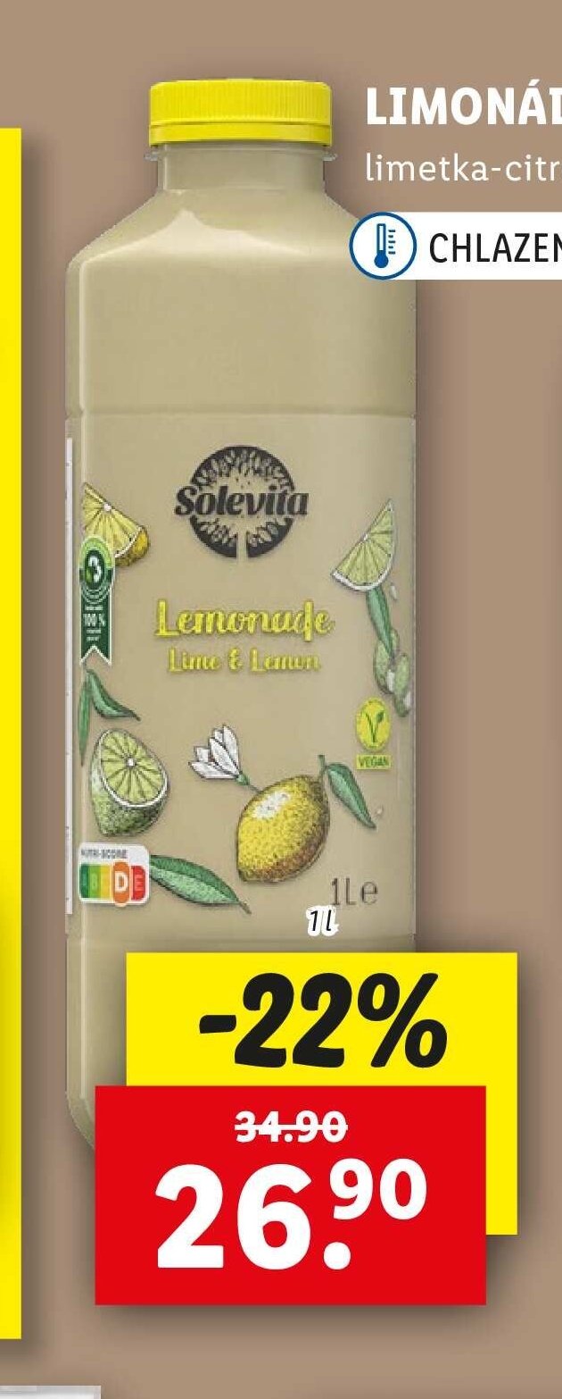 Solevita Limonáda limetka-citron