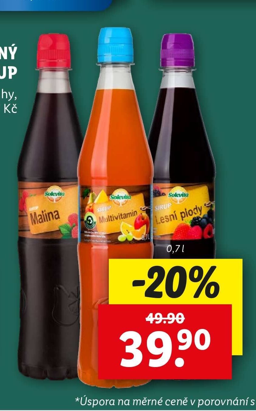 SOLEVITA OVOCNÝ SIRUP
