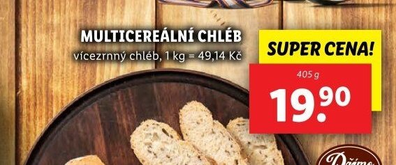 Multicereální chléb