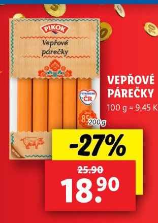 Vepřové párečky