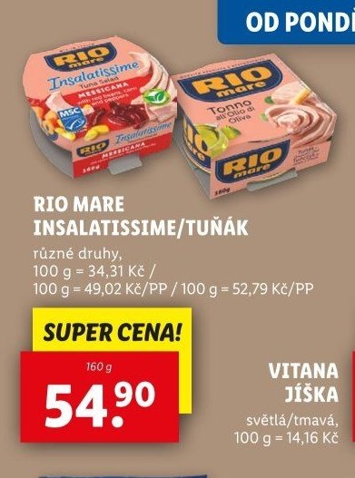 RIO MARE INSALATISSIME/TUŇÁK