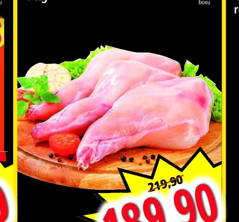 Bidfood Králičí stehna mražená
