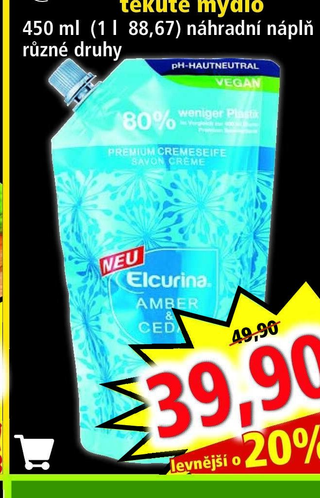 Elcurina Prémiové tekuté mýdlo