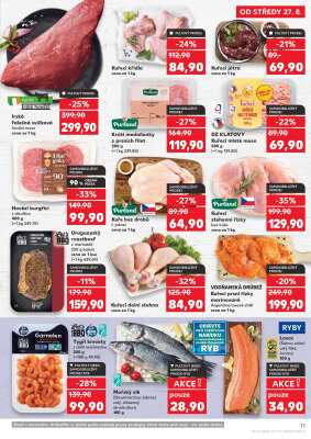 akční leták Kaufland 27.8.2025-2.9.2025