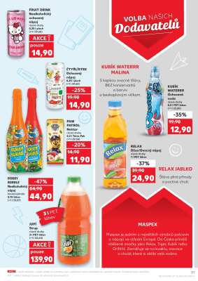 akční leták Kaufland 27.8.2025-2.9.2025