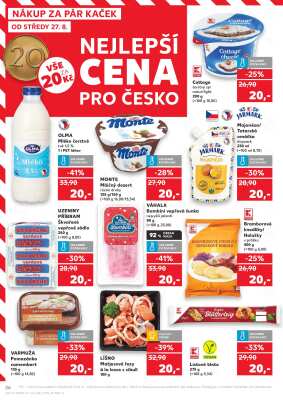 akční leták Kaufland 27.8.2025-2.9.2025