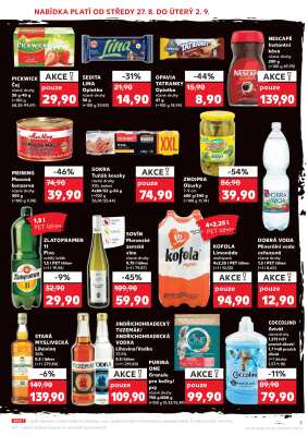 akční leták Kaufland 27.8.2025-2.9.2025