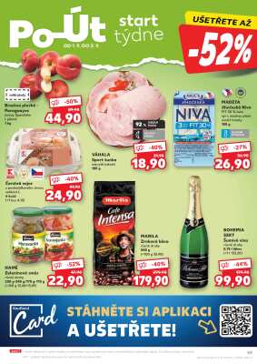 akční leták Kaufland 27.8.2025-2.9.2025