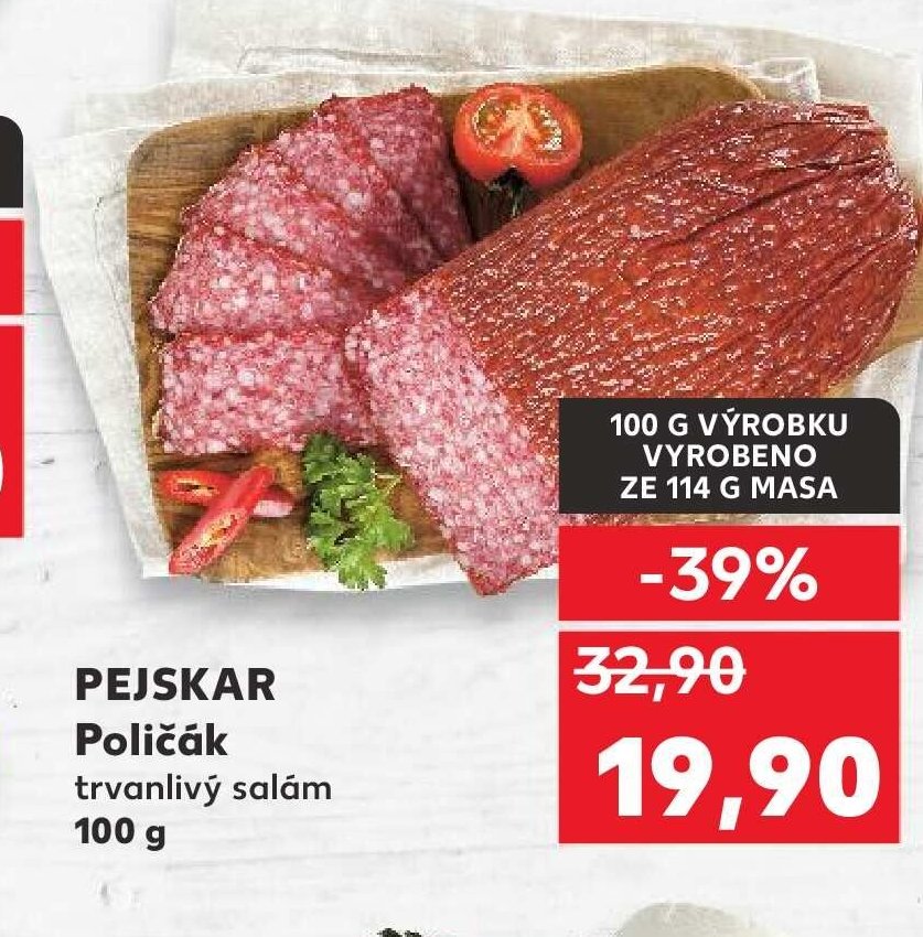 PEJSKAR Poličák trvanlivý salám