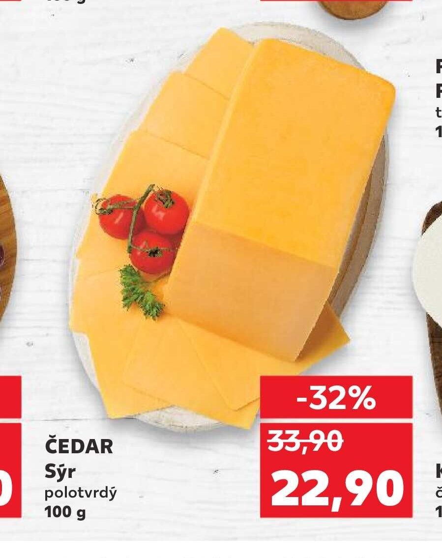 ČEDAR Sýr polotvrdý