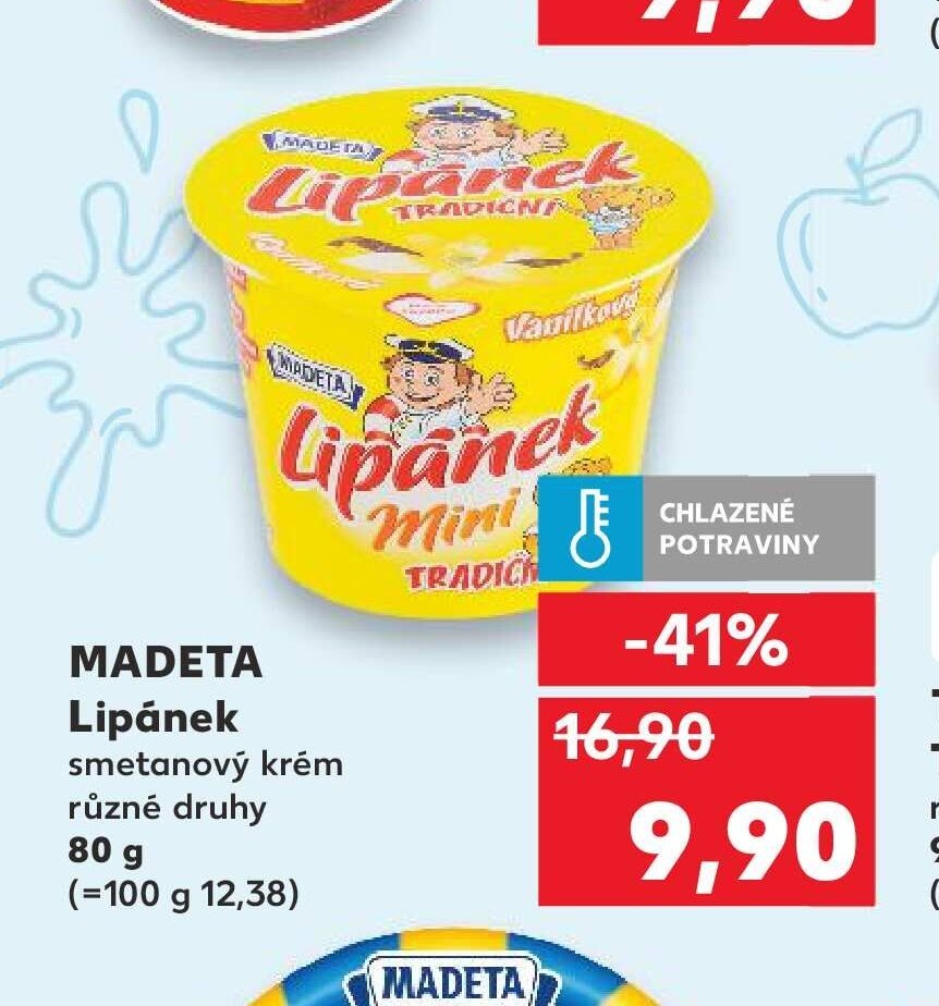 MADETA Lipánek smetanový krém různé druhy 80 g