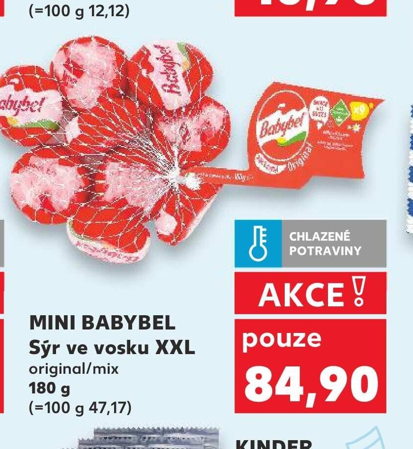 MINI BABYBEL Sýr ve vosku XXL original/mix 180 g