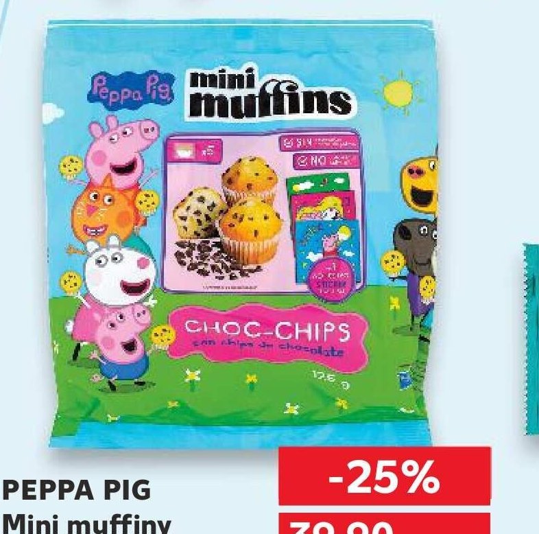 PEPPA PIG Mini muffiny s čokoládovými kousky/pink velvet 125 g - Kaufland akcniletaky.com