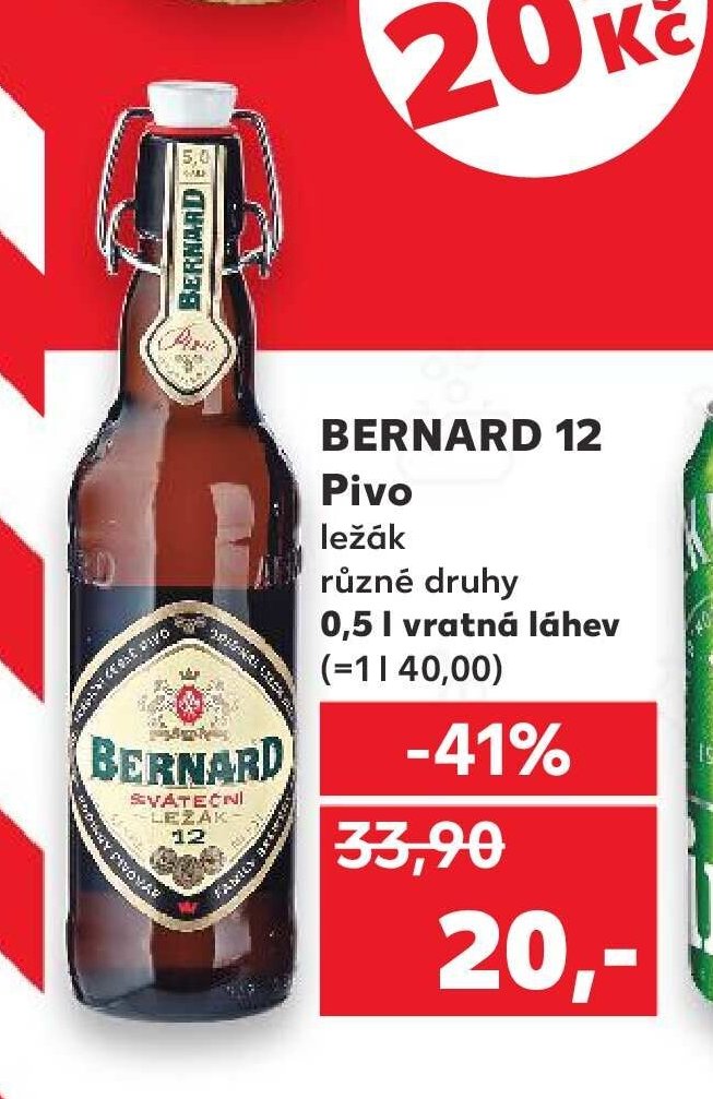 Bernard 12 Pivo ležák 0,5 l