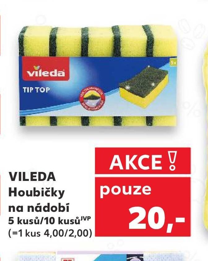 Vileda Houbičky na nádobí 5 kusů