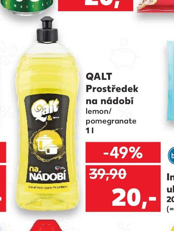 Qalt Prostředek na nádobí 1 l