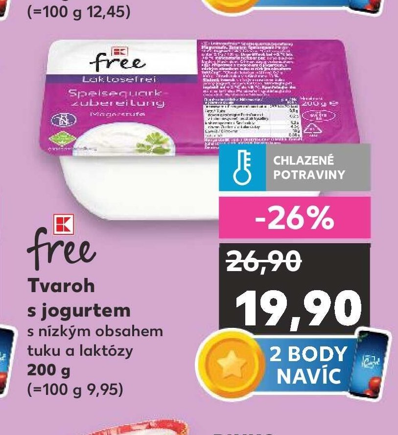free Tvaroh s jogurtem 200 g