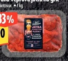 Marinovaná vepřová játra na gril