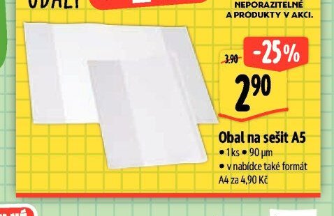 Obal na sešit A5
