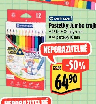 Pastelky Jumbo trojhranné Centropen