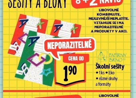 Školní sešity