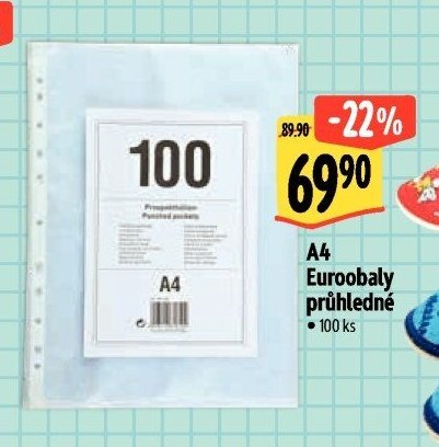 A4 Euroobaly průhledné