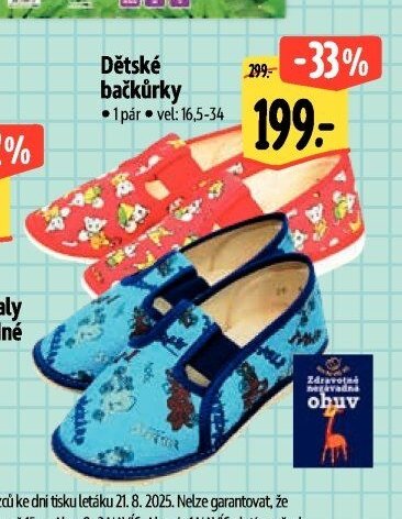 Dětské bačkůrky