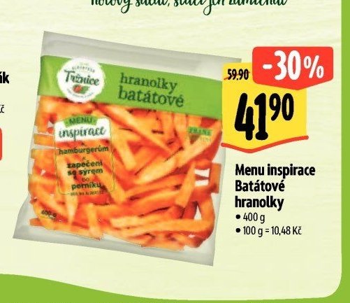 Menu inspirace Batátové hranolky - Albert akcniletaky.com