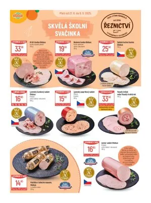 akční leták Globus 27.8.2025-2.9.2025