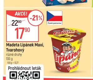 Madeta Lipánek Maxi, Tvarohový