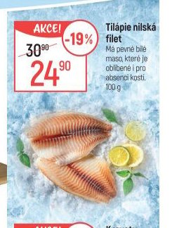 Tilápie nilská filet