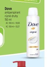 Dove antiperspirant