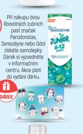 Sensodyne zubní pasty