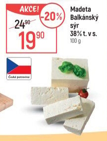 Balkánský sýr Madeta