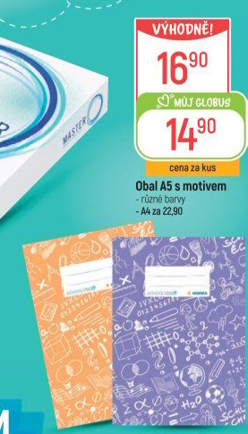 Obaly na sešit A5 Schooldoo