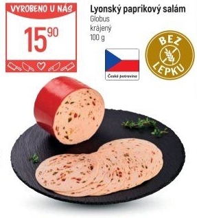 Salám lyonský paprikový Globus
