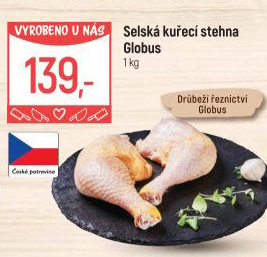 Selská kuřecí stehna Globus