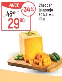 Sýr Cheddar s Jalapenjo