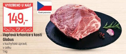 Vepřová krkovice s kostí Globus