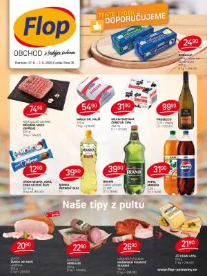 akční leták FLOP 27.8.2025-2.9.2025