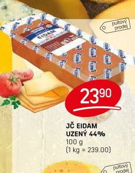 JČ EIDAM UZENÝ 44% 100 g