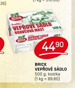 BRICK VEPŘOVÉ SÁDLO 500 g