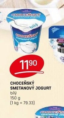 CHOCEŇSKÝ SMETANOVÝ JOGURT
