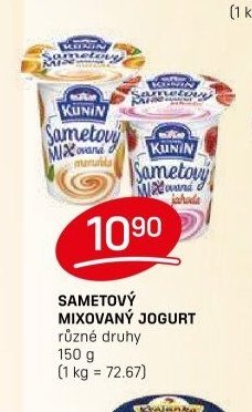 SAMETOVÝ MIXOVANÝ JOGURT