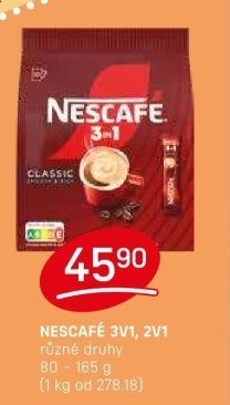 Instantní káva porcovaná 2v1 Nescafé