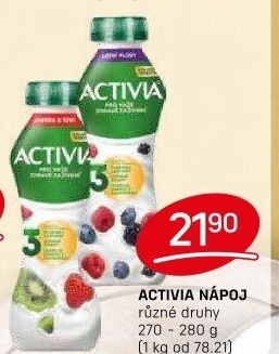 Jogurtový nápoj Activia Danone