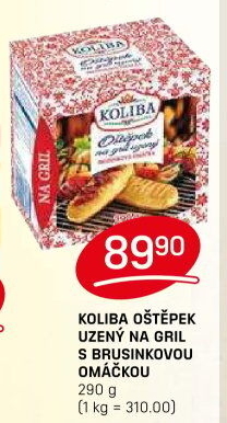 Oštěpek na gril Koliba Mlékárna Bystřice pod Hostýnem
