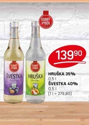 Pálenka Hruška Dobrý Výběr